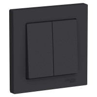 Выключатель 2-кл. СП AtlasDesign 10А IP20 (сх. 5) 10AX в сборе карбон SE ATN001052 Выключатель 2-кл. СП AtlasDesign 10А IP20 (сх. 5) 10AX в сборе карбон SE ATN001052