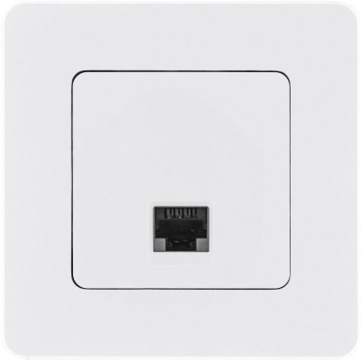 Розетка компьютерная Inspiria RJ45 кат.6 UTP механизм бел. Leg 673830