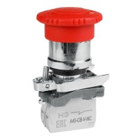 Кнопка аварийного останова OptiSignal D22 C4-ESTR-11 металл 1НО+1НЗ возврат поворотом XB4BS8445 КЭАЗ 332179 Кнопка аварийного останова OptiSignal D22 C4-ESTR-11 металл 1НО+1НЗ возврат поворотом XB4BS8445 КЭАЗ 332179