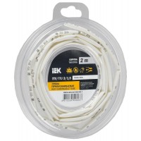Трубка термоусадочная ТТУ нг-LS 3/1.5 бел. (уп.2м) IEK UDR12-003-D15-002-K01-T
