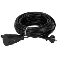 Удлинитель-шнур 1х0м без заземл. ПВС 2х0.75 GREEN LINE BUH-6-20m Эра Б0065138