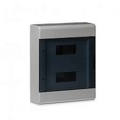 Щиток ОП Тусо 24мод. с прозр. двер. 370х302х95мм сер. Рувинил 68324СП Щиток ОП Тусо 24мод. с прозр. двер. 370х302х95мм сер. Рувинил 68324СП