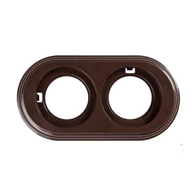 Рамка 2-м Лизетта ретро ABS-пластик корич. Bironi BF1-620-22 Рамка 2-м Лизетта ретро ABS-пластик корич. Bironi BF1-620-22