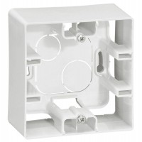 Коробка 1-м ОП Etika бел. IEK 672510