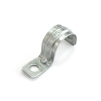 Скоба крепежная однолапковая СМО d19-20мм отверст. d6.5мм метал. (уп.100шт) Промрукав PR08.3743