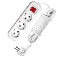 Удлинитель 3х3м с заземл. 13А IP20 S-303 ПВС 3х1 с выкл. UNIVersal 9631986 Удлинитель 3х3м с заземл. 13А IP20 S-303 ПВС 3х1 с выкл. UNIVersal 9631986