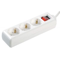 Удлинитель 3х5м с заземл. 16А IP20 У03К 2P+PE 250В ПВС 3х1 с выкл. IEK WYP10-16-03-05-ZK-N