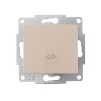 Выключатель промежуточный 1-кл. 2п СП Karina 10А IP20 механизм крем. LEZARD 707-0388-107 Выключатель промежуточный 1-кл. 2п СП Karina 10А IP20 механизм крем. LEZARD 707-0388-107
