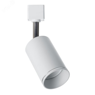Светильник трековый на шинопровод ДПО GU10 без лампы IP40 белый