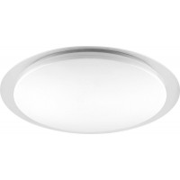 Светильник светодиодный ДБО-100w круглый матовый с эффектом Звездного неба регулировкой цветовой температуры 3000-6500К светового потока max 8500Лм и режима освещенности с пультом управления и таймером выключения