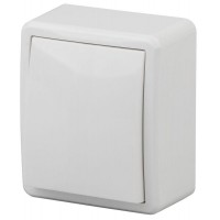 Переключатель 1-кл. ОП Эра Эксперт 10А IP20 11-1203-01 250В 10AX бел. Эра Б0020660