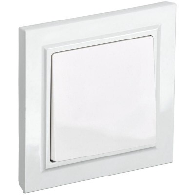 Выключатель 1-кл. СП BRITE ВСР10-1-0-БрБ 10А в сборе бел. IEK BR-V10-0-10-K01-F Выключатель 1-кл. СП BRITE ВСР10-1-0-БрБ 10А в сборе бел. IEK BR-V10-0-10-K01-F