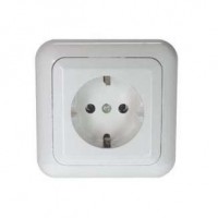 Розетка 1-м СП РС10-307 10А IP20 евро стандарт бел. БЕЛ. ЦЕРКОВЬ РС10-307 Розетка 1-м СП РС10-307 10А IP20 евро стандарт бел. БЕЛ. ЦЕРКОВЬ РС10-307