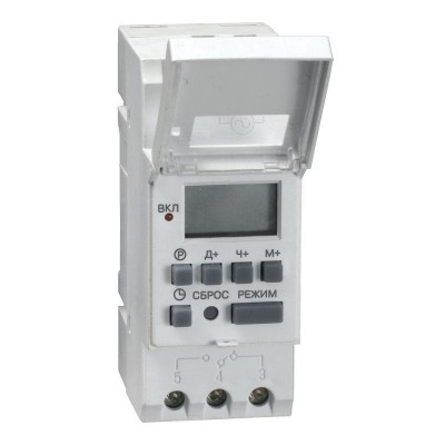 Таймер цифровой ТЭ15 16А 230В на DIN-рейку KARAT IEK MTA10-16 Таймер цифровой ТЭ15 16А 230В на DIN-рейку KARAT IEK MTA10-16