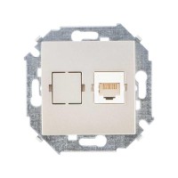 Розетка компьютерная СП Simon 15 RJ45 кат.5E Systimax механизм шампань Simon 1591598-034 Розетка компьютерная СП Simon 15 RJ45 кат.5E Systimax механизм шампань Simon 1591598-034