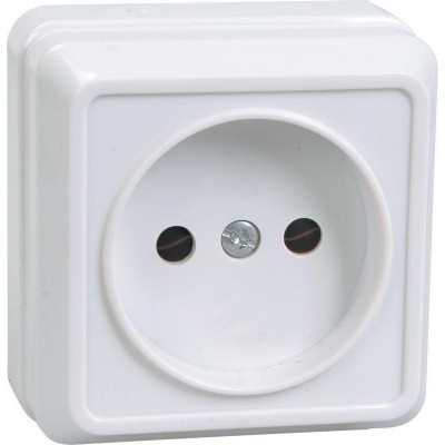 Розетка 1-м ОП Октава 10А IP20 без заземл. бел. IEK ERO10-K01-10-DC Розетка 1-м ОП Октава 10А IP20 без заземл. бел. IEK ERO10-K01-10-DC