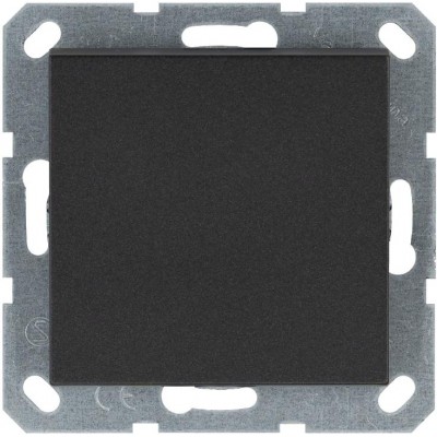 Переключатель проходной 1-кл. 10А IP20 механизм антрацит Jasmart G3012B