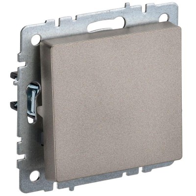 Выключатель 1-кл. СП BRITE ВС10-1-0-БрШ 10А механизм шампань IEK BR-V10-0-10-K37 Выключатель 1-кл. СП BRITE ВС10-1-0-БрШ 10А механизм шампань IEK BR-V10-0-10-K37