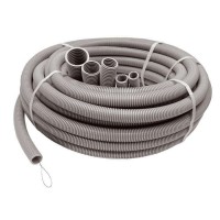 Труба гофрированная ПВХ легкая d25мм с протяжкой сер. (уп.20м) Ruvinil 12501(20) Труба гофрированная ПВХ легкая d25мм с протяжкой сер. (уп.20м) Ruvinil 12501(20)