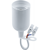 Патрон электрический 71 287 NLH-P-F-WH-E27-TB пластик. подвесной с клеммной колодкой на проводе бел. Navigator 71287 Патрон электрический 71 287 NLH-P-F-WH-E27-TB пластик. подвесной с клеммной колодкой на проводе бел. Navigator 71287