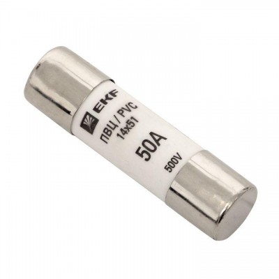 Вставка плавкая цилиндрическая ПВЦ 22х58 50А EKF pvc-22x58-50 Вставка плавкая цилиндрическая ПВЦ 22х58 50А EKF pvc-22x58-50