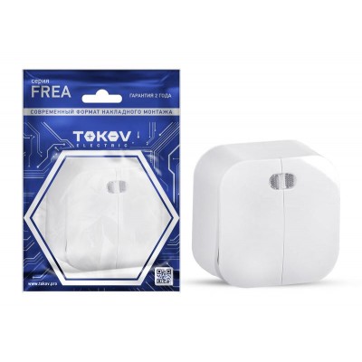 Выключатель 2-кл. ОП Frea 10А IP20 250В с индикацией АБС-пластик бел. TOKOV ELECTRIC TKE-FR-V2I-C01 Выключатель 2-кл. ОП Frea 10А IP20 250В с индикацией АБС-пластик бел. TOKOV ELECTRIC TKE-FR-V2I-C01