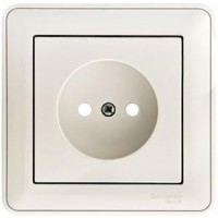 Розетка 1-м СП W59 16А IP20 без заземл. защ. шторки бел. SE RS16-151-18 Розетка 1-м СП W59 16А IP20 без заземл. защ. шторки бел. SE RS16-151-18