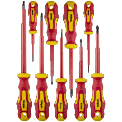 Набор отверток диэлектрических NHT-Otd01-H9 (9шт) Navigator 95000