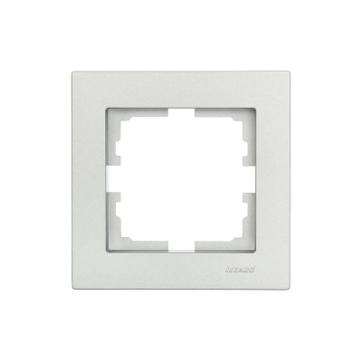 Рамка 1-местн. горизонт. VESNA платина LEZARD 742-3500-146 Рамка 1-местн. горизонт. VESNA платина LEZARD 742-3500-146