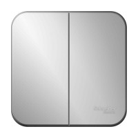 Выключатель 2-кл. ОП Blanca 10А IP20 (сх. 5) 250В с изолир. пластиной алюм. SE BLNVA105013 Выключатель 2-кл. ОП Blanca 10А IP20 (сх. 5) 250В с изолир. пластиной алюм. SE BLNVA105013