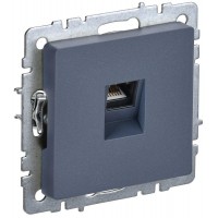 Розетка компьютерная СП RJ45 кат.5E BRITE РК10-БрМ механизм маренго IEK BR-K10-1-K35 Розетка компьютерная СП RJ45 кат.5E BRITE РК10-БрМ механизм маренго IEK BR-K10-1-K35