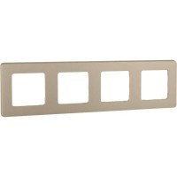 Рамка 4-м Inspiria шампань IEK 673968 Рамка 4-м Inspiria шампань IEK 673968