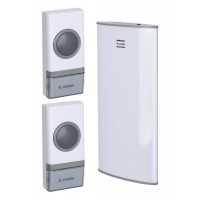 Звонок беспроводной полиф. 23 мелодии 150м 2 кноп. 2хAA (не в компл.) бел. КОСМОС KOC_AG307C2 Звонок беспроводной полиф. 23 мелодии 150м 2 кноп. 2хAA (не в компл.) бел. КОСМОС KOC_AG307C2