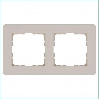 Рамка 2-м G-Flex тауп Jasmart G1102T