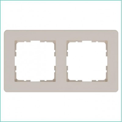 Рамка 2-м G-Flex тауп Jasmart G1102T