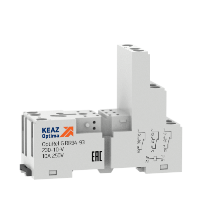 Розетка для реле OptiRel G RR94-94-230-7-V КЭАЗ 281166 Розетка для реле OptiRel G RR94-94-230-7-V КЭАЗ 281166