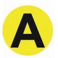 Наклейка "A" d20mm. PROxima EKF an-2-9