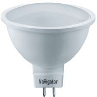 Лампа светодиодная 94 262 NLL-MR16-5-12-3K-GU5.3 5Вт 3000К тепл. бел. GU5.3 360лм 12В Navigator 94262