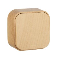 Выключатель 1-кл. ОП Quteo 10А IP20 10AX дерево IEK 782260