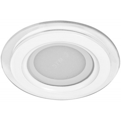 Светильник светодиодный ДВО-12w 4000K 960Лм со стеклом белый