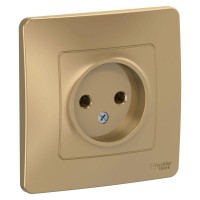 Розетка 1-м СП Blanca 16А IP20 250В без заземл. без защ. шторок титан SE BLNRS000014 Розетка 1-м СП Blanca 16А IP20 250В без заземл. без защ. шторок титан SE BLNRS000014