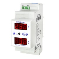 Вольтамперметр цифровой ВАР-М01-083 AC20-450В УХЛ4 20 до 450В и тока от 0 до 63А 2 модуля Меандр A8302-19912127 Вольтамперметр цифровой ВАР-М01-083 AC20-450В УХЛ4 20 до 450В и тока от 0 до 63А 2 модуля Меандр A8302-19912127