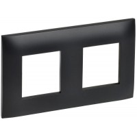 Рамка 2-м SKANDY SK-F02Bl черн. IEK SK-M22-K02
