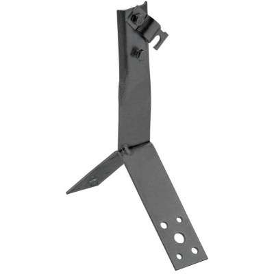 Держатель проводника круглого 6-10мм конька винт. H=100мм оцинк. сталь TD IEK ZDP80-13-4-16-100 Держатель проводника круглого 6-10мм конька винт. H=100мм оцинк. сталь TD IEK ZDP80-13-4-16-100