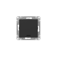 Выключатель 1-кл. СП Эпика с подсветкой механизм черн. EKF UP1-SWB-14