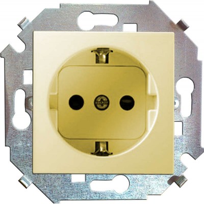 Розетка 1-м СП Simon 15 16А IP20 250В с заземл. винтов. клеммы механизм сл. кость Simon 1591432-031 Розетка 1-м СП Simon 15 16А IP20 250В с заземл. винтов. клеммы механизм сл. кость Simon 1591432-031