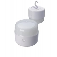 Фонарь аккумуляторный кемпинговый походный 3Вт SMD LED Li-ion 18650 800мА.ч корпус ABS-пластик USB-шнур type C складной крючок для подвешивания матовый рассеиватель КОСМОС KOC613Lit