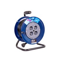 Удлинитель на катушке 4х50м 16А IP20 3.5кВт ПВС 2х1.5 КОСМОС YKKsm50m-4g(16A)