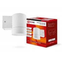 Светильник НБУ ЦИЛИНДР-1xGX53-WH 16Вт IP65 230В уличный настен. односторон. под лампу 1хGX53 алюм. бел. IN HOME 4690612023502 Светильник НБУ ЦИЛИНДР-1xGX53-WH 16Вт IP65 230В уличный настен. односторон. под лампу 1хGX53 алюм. бел. IN HOME 4690612023502