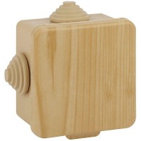 Коробка распаячная ОП КОР 80х80х50мм с гермовводами 7 вх. IP54 сосна Эра Б0043225 Коробка распаячная ОП КОР 80х80х50мм с гермовводами 7 вх. IP54 сосна Эра Б0043225